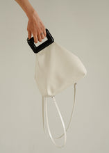 Load image into Gallery viewer, KWANI Square Handle Bagpack Ivory
