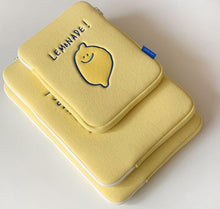 Load image into Gallery viewer, SECOND MORNING iPad Laptop Pouch Lemony

