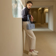 Load image into Gallery viewer, LOEKA Cube Tote Bag Sky Blue
