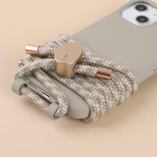 Load image into Gallery viewer, ARNO M2 Oatmeal Cream Phone Case with Rope Strap
