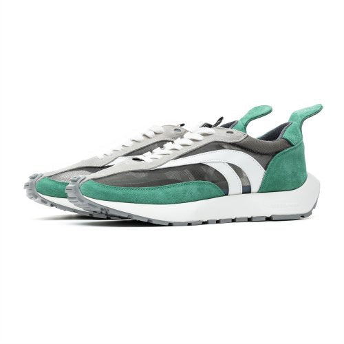AGE Arc Sonic Mesh Sneakers Green & Grey