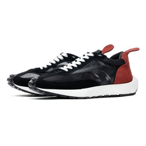 AGE Arc Sonic Mesh Sneakers Red & Black