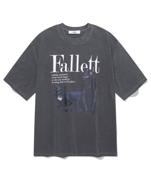 FALLETT Deux Nero Short Sleeve Charcoal