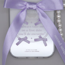 Load image into Gallery viewer, SECOND UNIQUE NAME Ballet Ribbon Clear Case Purple
