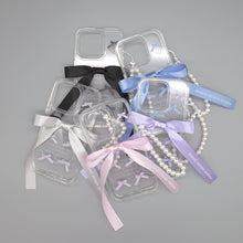 Load image into Gallery viewer, SECOND UNIQUE NAME Ballet Ribbon Clear Case Silver
