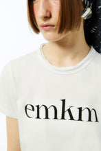 Load image into Gallery viewer, EMKM Supima Curlup Neck Signature Tshirts
