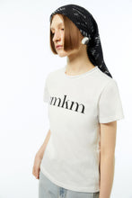 Load image into Gallery viewer, EMKM Supima Curlup Neck Signature Tshirts
