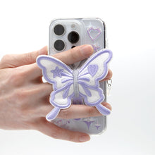Load image into Gallery viewer, SECOND UNIQUE NAME Clear Patch Butterfly Purple
