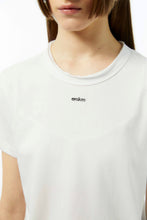 Load image into Gallery viewer, EMKM Supima Curlup Neck Embroidery Tshirts
