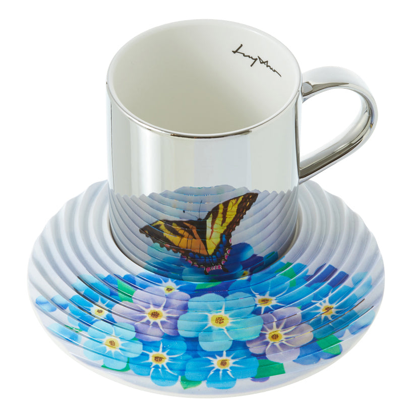 LUYCHO On Flowers Series Tiger Butterfly (Short Cup 250ml)