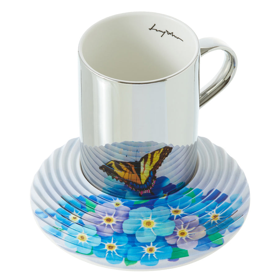LUYCHO On Flowers Series Tiger Butterfly (Tall Cup 350ml)
