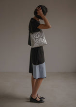 Load image into Gallery viewer, KWANI Lozenge Small Silver Studded Bag
