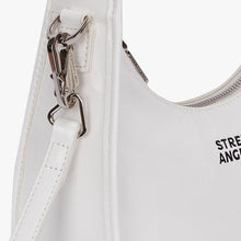 Load image into Gallery viewer, STRETCH ANGELS Glossy Ready To MINI HOBO Bag White
