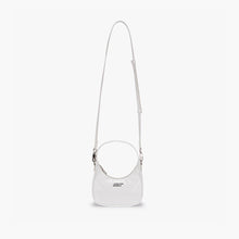Load image into Gallery viewer, STRETCH ANGELS Glossy Ready To MINI HOBO Bag White
