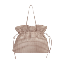 Load image into Gallery viewer, KWANI Square Embossed Bag Big Tote Pink
