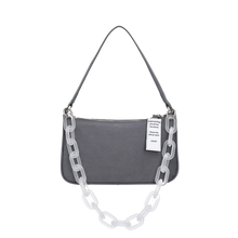 Load image into Gallery viewer, NIEEH Envelope Suede Leather Bag Gray (BLACKPINK JENNIE&#39;s pick)
