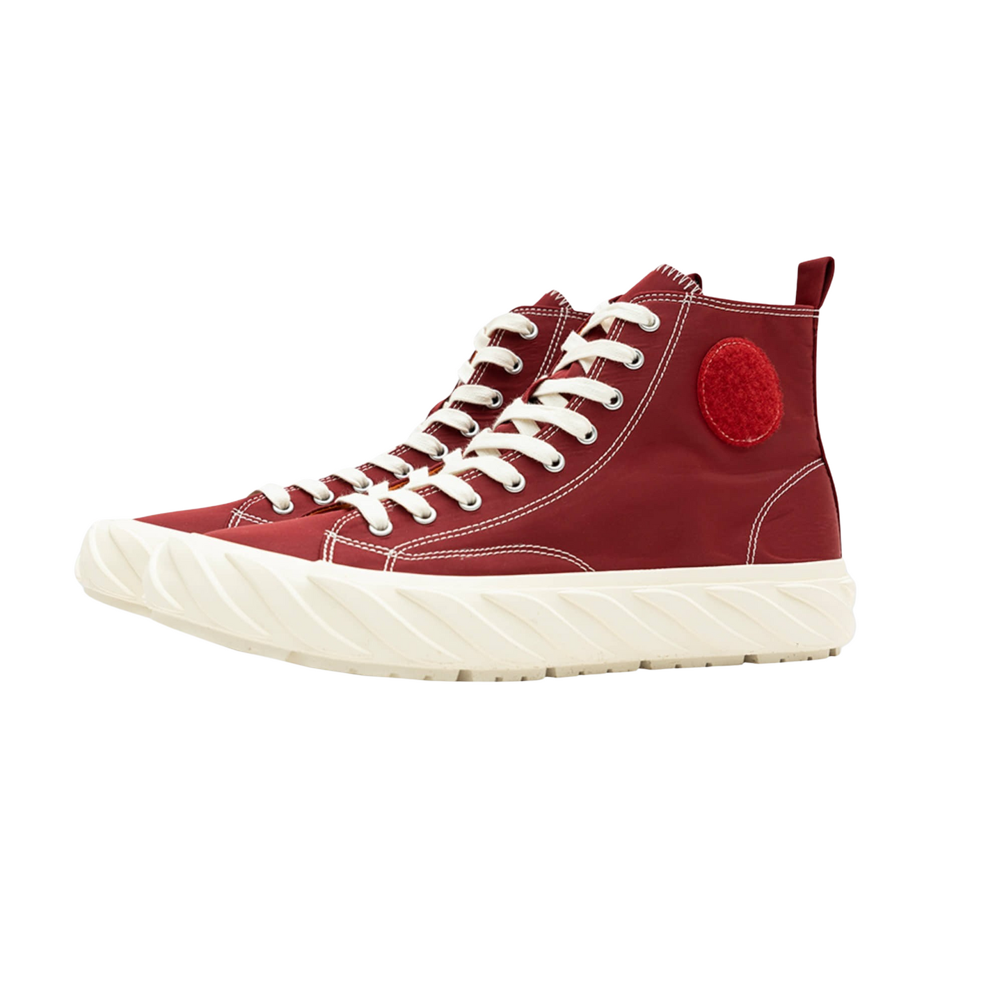 AGE SNEAKERS High Top MA-1 Burgandy