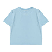 Load image into Gallery viewer, BEYOND CLOSET Women&#39;s Edition Nomantic Sports Velvet T-Shirt Sky Blue
