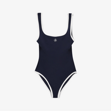 Load image into Gallery viewer, CITYBREEZE Symbol Logo String Swimsuit Navy
