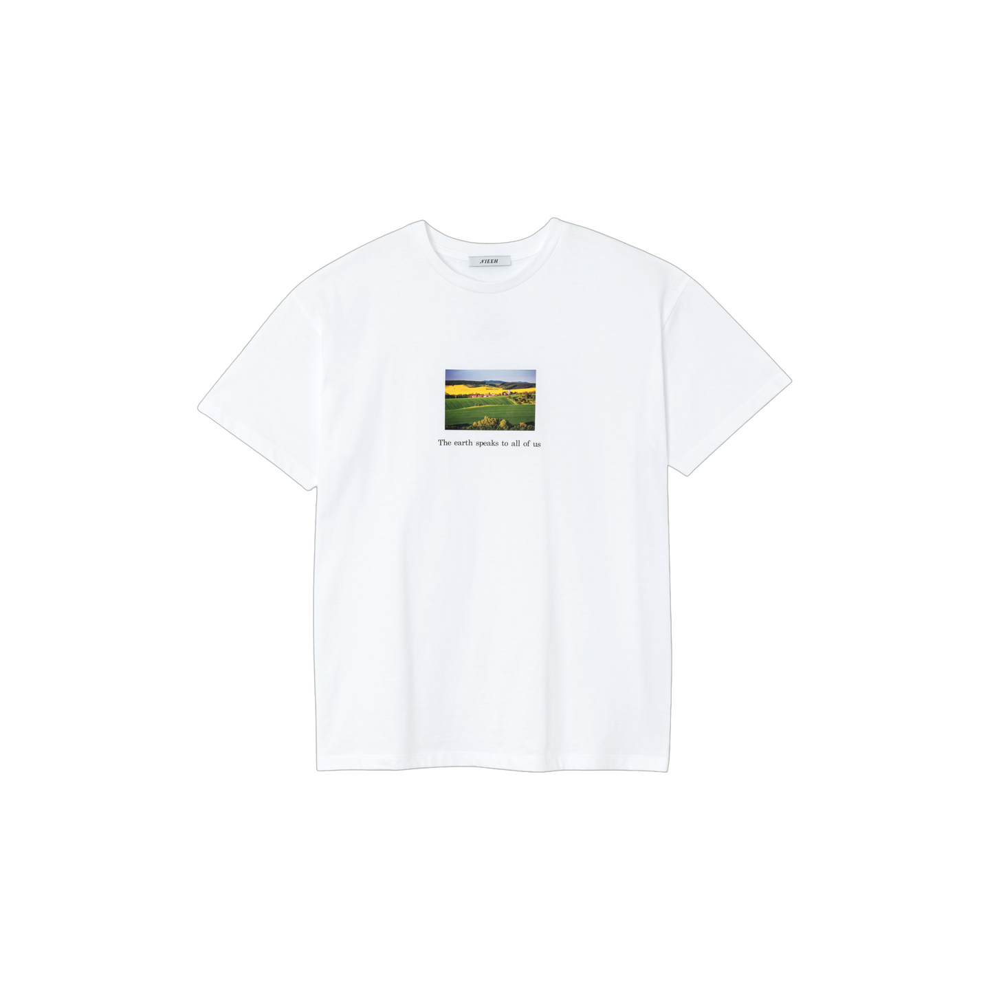 NIEEH Printed T-Shirt White