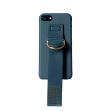 Load image into Gallery viewer, SECOND UNIQUE NAME Sun Case Leather Green Navy
