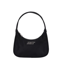 Load image into Gallery viewer, STRETCH ANGELS Ready To HOBO Bag Black
