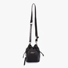 Load image into Gallery viewer, STRETCH ANGELS Small Pico Bucket Bag Black
