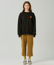Load image into Gallery viewer, GRIMPER Shyly Heart Sweater Black
