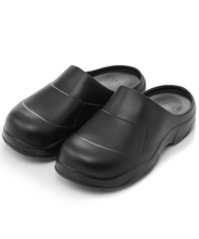 Load image into Gallery viewer, 23.65 Baguette Rubber Clogs Black
