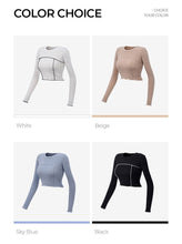 Load image into Gallery viewer, CONCHWEAR Berry Line Crop Top (4 Colours)

