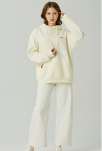 Load image into Gallery viewer, GRIMPER Shyly Heart Hoodie Creamy White
