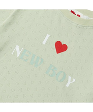 Load image into Gallery viewer, BEYOND CLOSET Women&#39;s Edition New Boy Pattern Crop T-Shirt Mint
