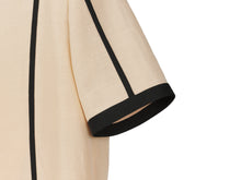 Load image into Gallery viewer, EMKM Line Point Linen Jacket Beige
