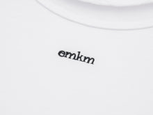 Load image into Gallery viewer, EMKM Supima Curlup Neck Embroidery Tshirts
