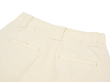 Load image into Gallery viewer, EMKM Stitch Point Mini Skirt Beige
