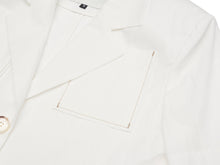 Load image into Gallery viewer, EMKM Pocket Stitch Jacket White
