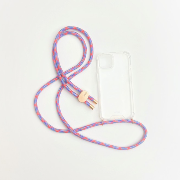 ARNO iPhone Case with Rope Strap Fancy Coral