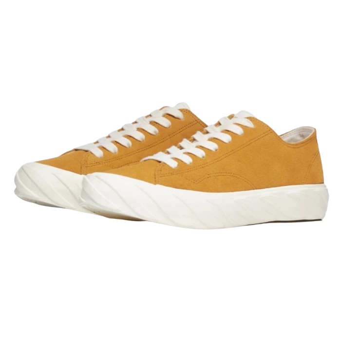 AGE SNEAKERS Low Cut Suade Mustard