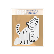 Load image into Gallery viewer, MUZIK TIGER It&#39;s OK White Tiger Big Removable Stickers
