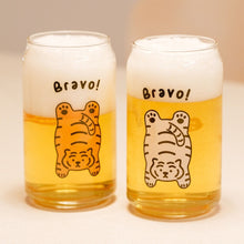Load image into Gallery viewer, MUZIK TIGER Beer Can Glass 2 Colors
