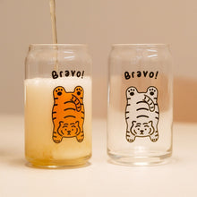 Load image into Gallery viewer, MUZIK TIGER Beer Can Glass 2 Colors
