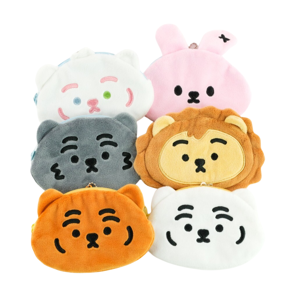 MUZIK TIGER Fluffy Coin Pouch 6Types