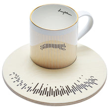 Load image into Gallery viewer, LUYCHO Locomotion Series The Jumping Cat - Wooden Saucer (Short Cup 250ml)
